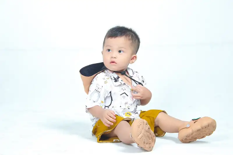 Foto bayi di Studio Kuningan Ahmad Yani - potret bayi lucu